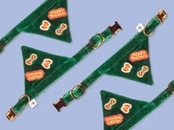 French Bandit Bandana Chat Jolly Green New